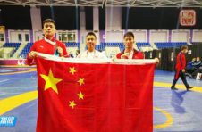 广西籍摔跤运动员刘明瑚、林祖沈双双夺得奥运会入场券