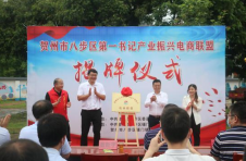 贺州市八步区第一书记产业振兴电商联盟揭牌成立