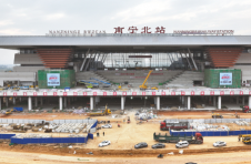 广西南宁北站来了！“风雨廊桥”真容初显